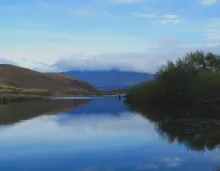User submitted picture: Low clouds over rÃ¬o Chubu...