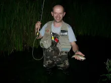User submitted picture: Fishing trout in the nigh...