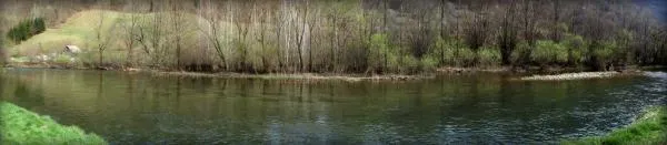 User submitted picture: Panorama of Ribnik River