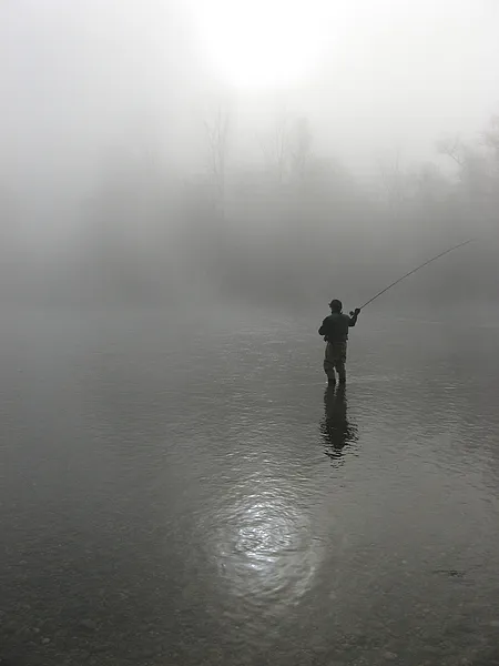 User submitted picture: december grayling fishing